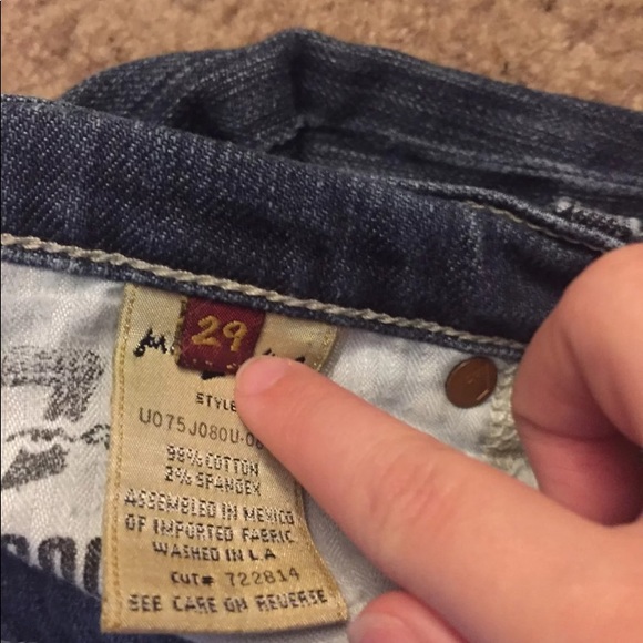 🆕7 for all mankind Bootcut jeans 29 - Picture 3 of 4